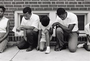 DANNY LYON (1942- ) A portfolio of 40 Civil Rights photographs.